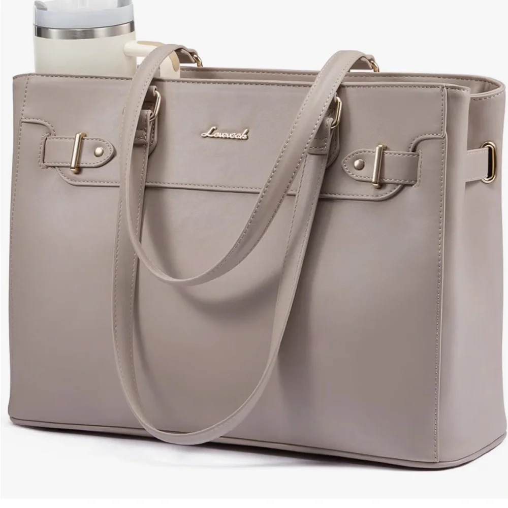 Lovevook Taupe Tote Bag for Women